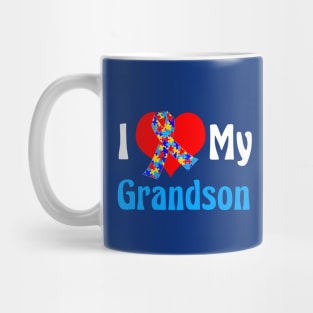 I Love My Grandson Mug